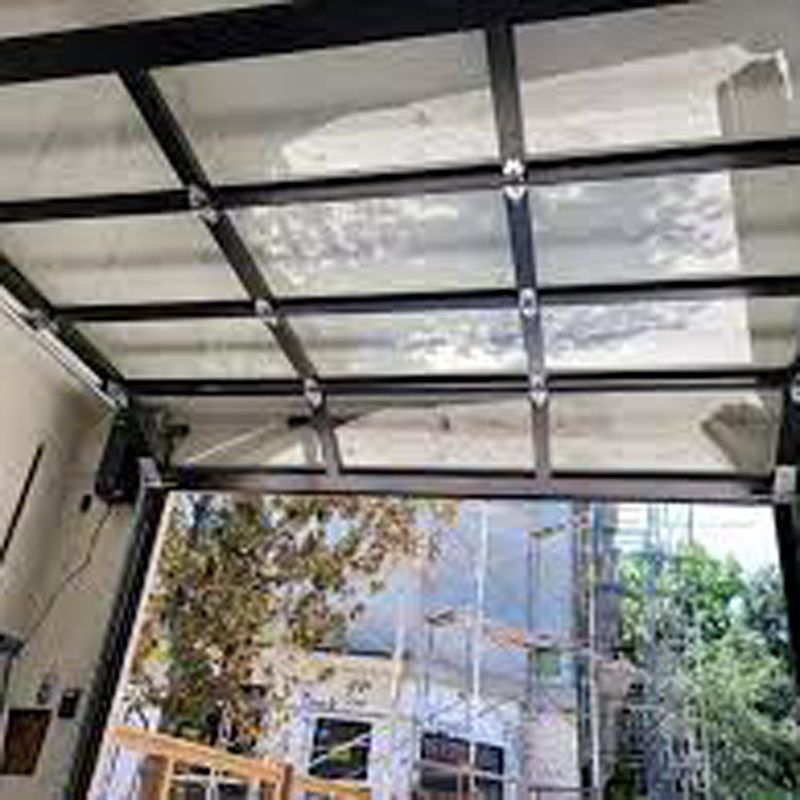 Premium Sectional Overhead Tempered Glass Garage Door