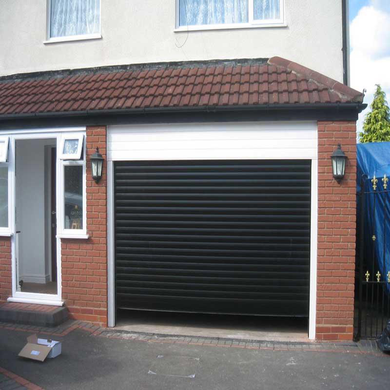 Sleek Interior Home Garage Door