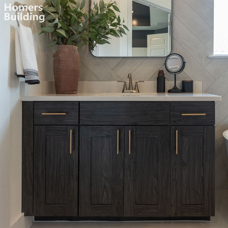Homers Building American Style Solid Wood Bathroom Vanity