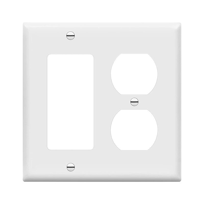 2-Gang Combination Plastic Wall Plate 880111/880121/881131/881121/882131/883151
