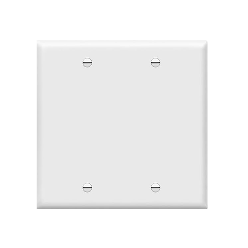 2 -Gang Midway Size Plastic Wall Plate 8802M/ 8812M/ 8822M/ 8832M