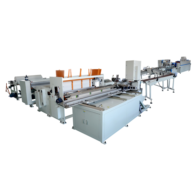 HX-2000B Toilet Paper And Lazy Rag Rewinding Production Line