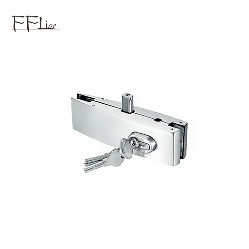 Sliding Glass Door Hardware Stainless Steel Lock Patch Fitting