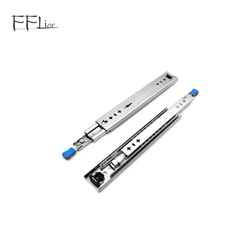 53mm 250lbs Ball Bearing Drawer Slide with Locking System