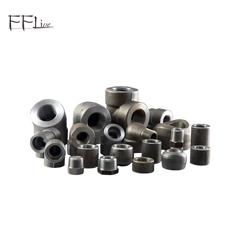 Hardware Connector High Pressure 90 ° Elbow 3000#SW NPT BSPT Carbon Stainless Steel Forging