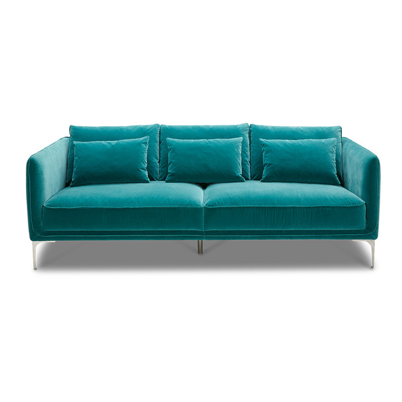 Simple and luxurious retro velvet Andrea Sofa