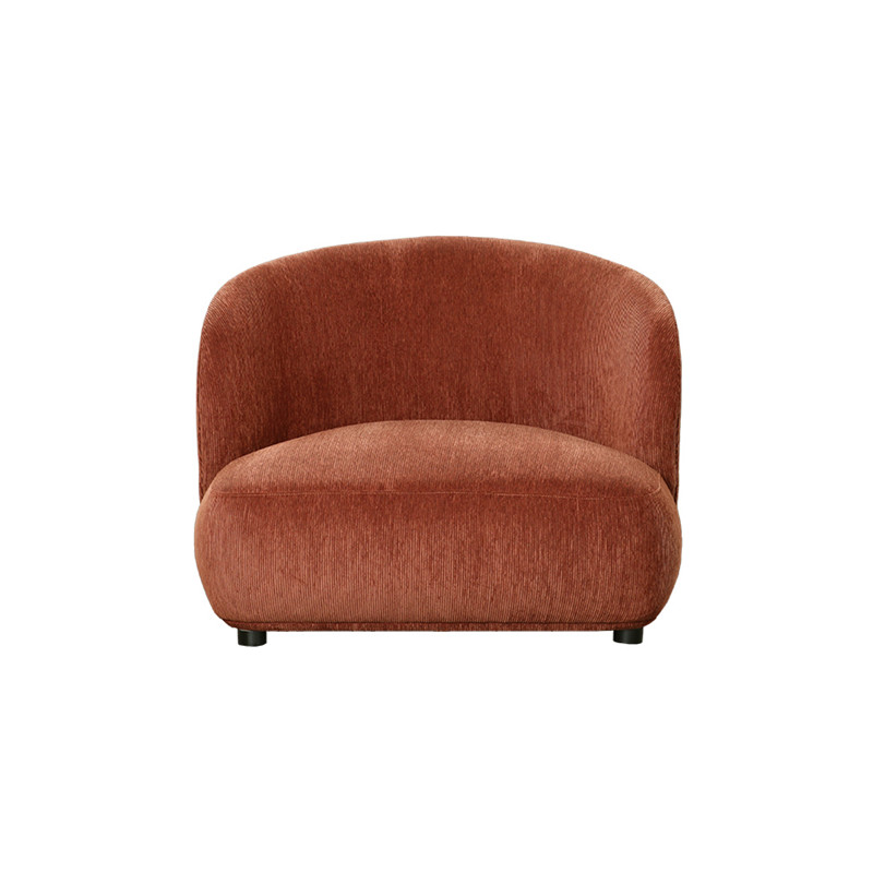 Modern Simple Versatile Elegant Tubby Fabric Occasional Chair