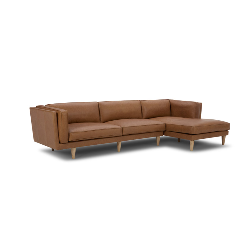 Modern Minimalist Fashionable Retro Comfortable Berlin Leather Modular Sofa