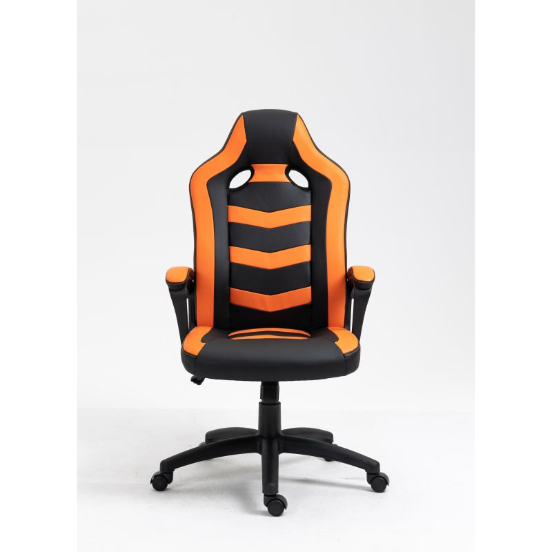 Jifang High Quality Comfortable PU Black Silla <a href='/gaming-chair/'>Gaming Chair</a> Racing Chair EN1335 Certified EN12520 Certified