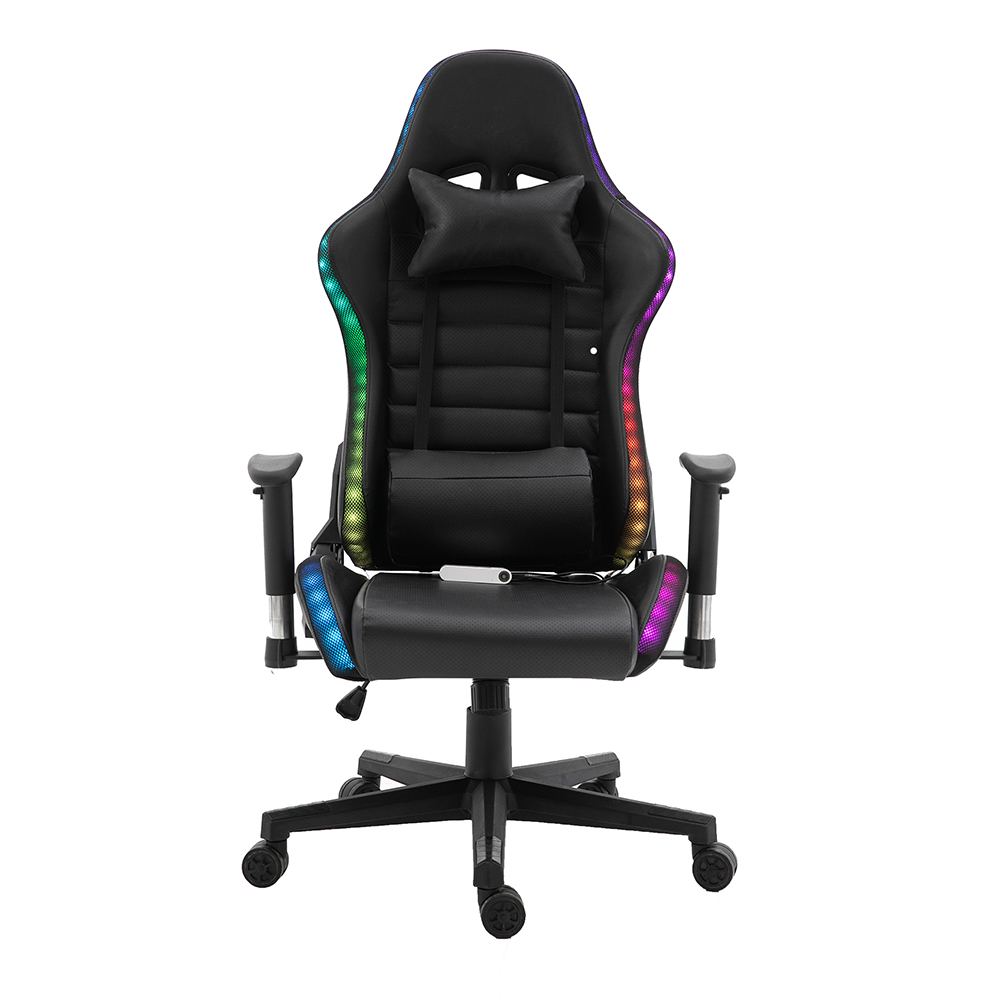 Modern Colorful Design Black PU Leather Swivel Computer Ergonomic <a href='/adjustable-gaming-chair/'>Adjustable <a href='/gaming-chair/'>Gaming Chair</a></a> For Gamer