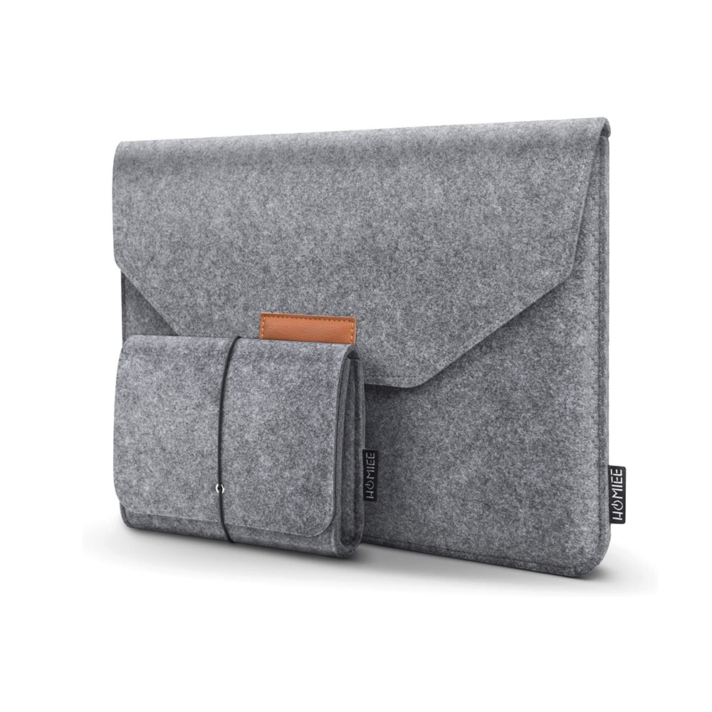 JI HAMH High Quality Felt Laptop Case Office Briefcase Felt Laptop Case