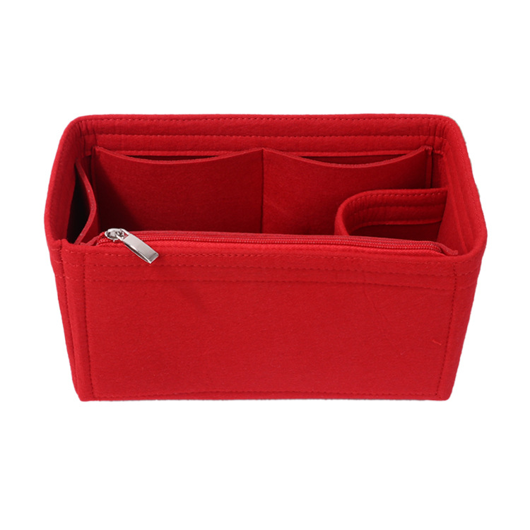 JI HANG Felt wallet storage bag inserted into the handbag, handbag inserted into the storage bag, structured handbag storage bag