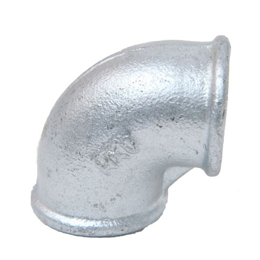 Malleable iron Pipe Fitting Beaded <a href='/90-degree-elbow/'>90 Degree Elbow</a> 