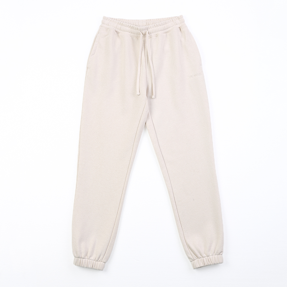 Women's logo embroidered brushed french terry pants