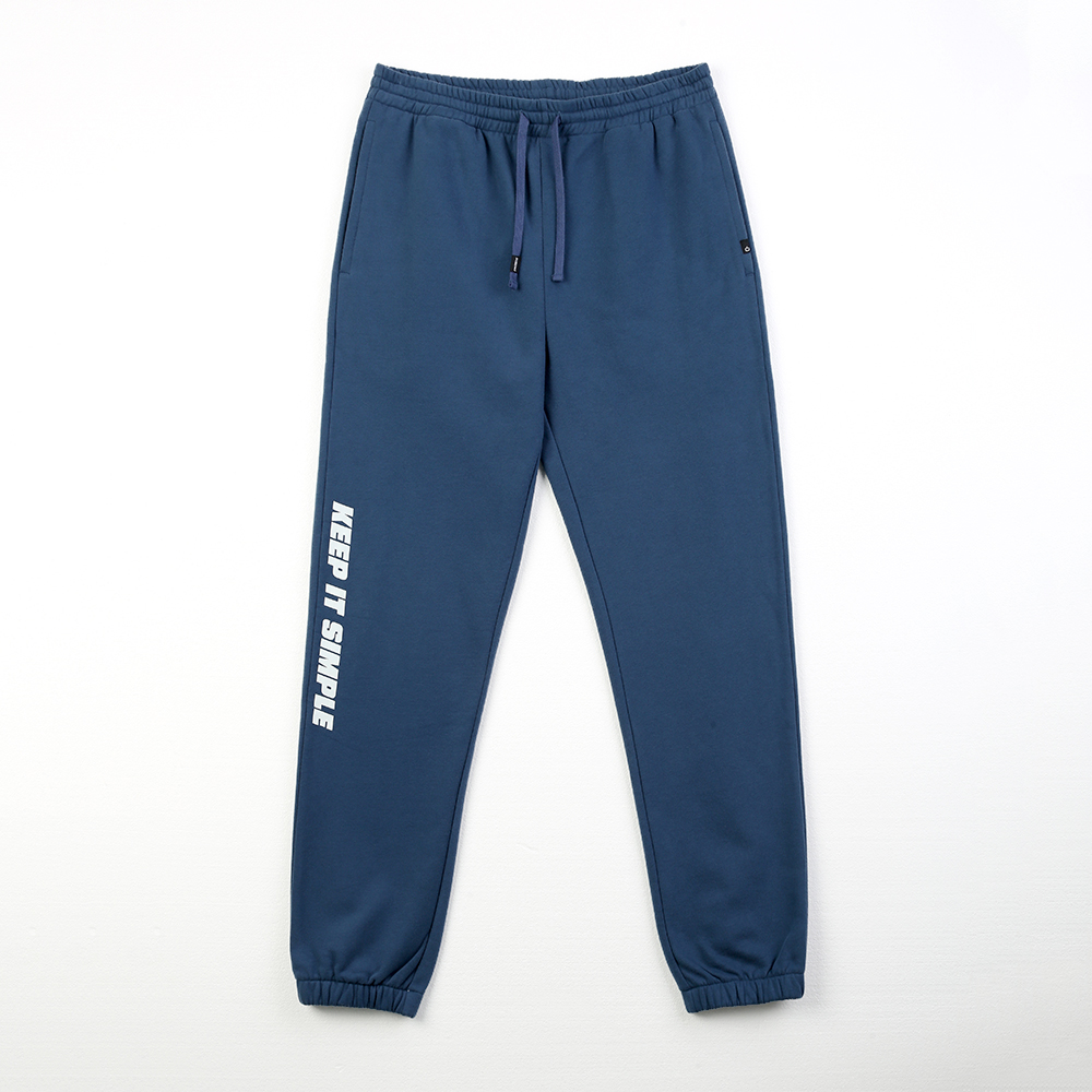 Men's logo print brushed fleece pants