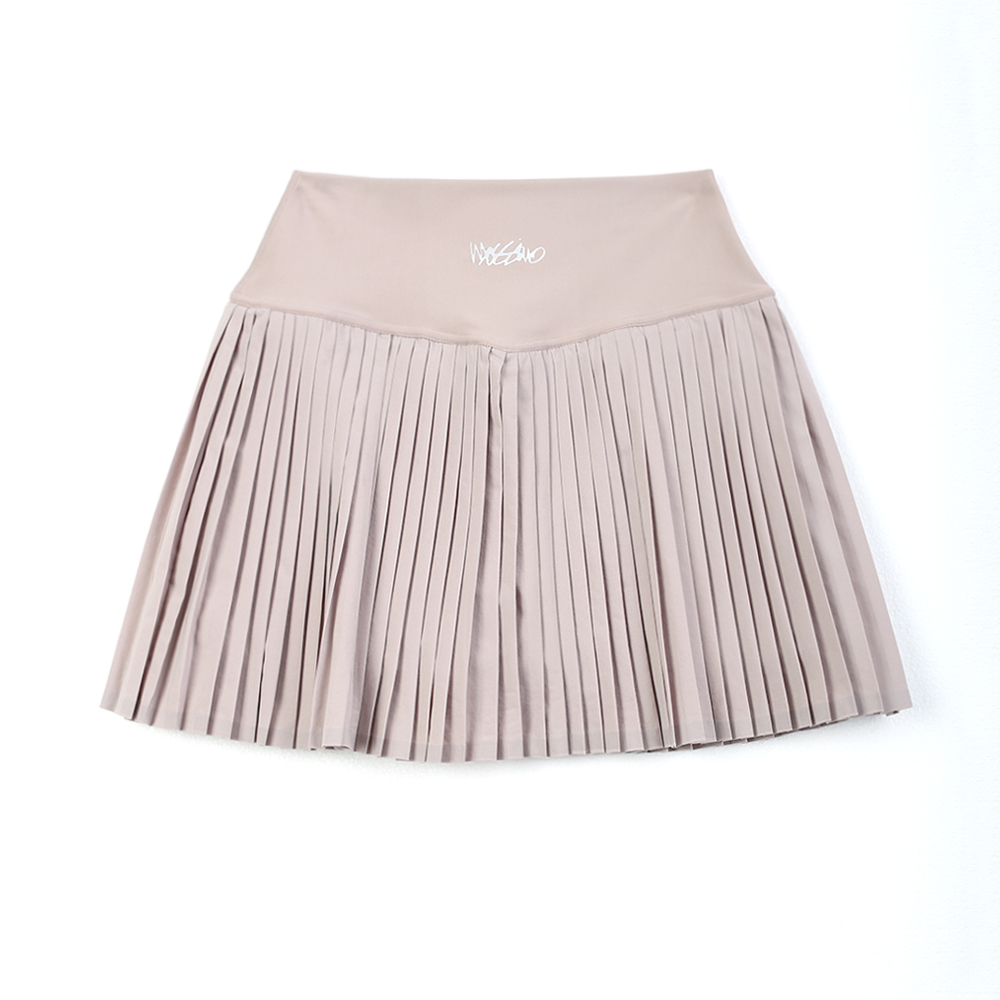 Women's high waist pleated athletic skirt