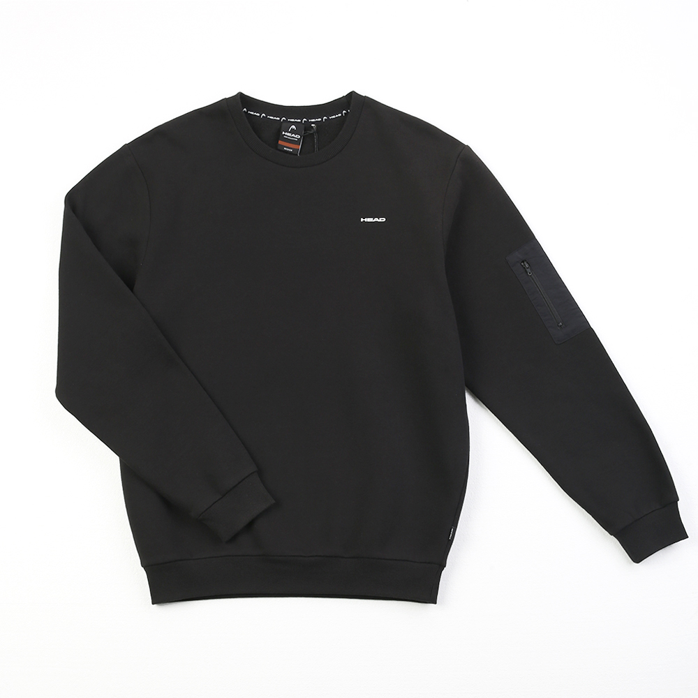 Men's crew neck active fleece sweater shirt