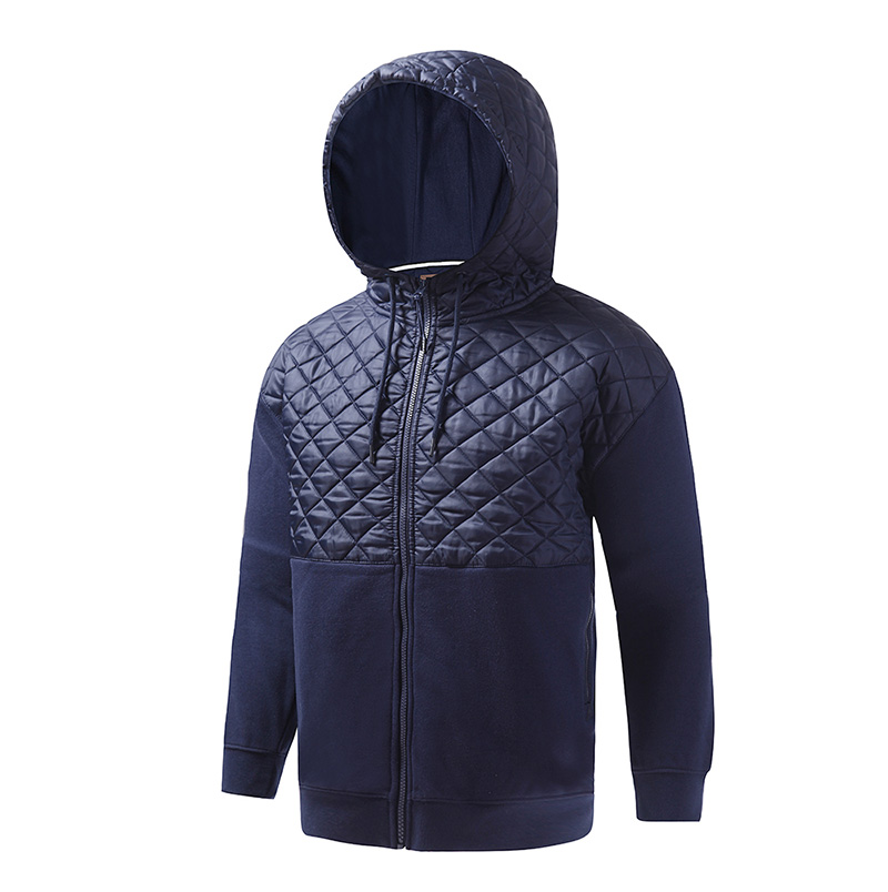 Quilting hooded jacket 02