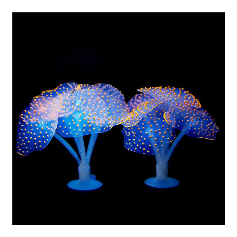 Fish Tank Ornament Luminous Imitated Sea Anemone Simulated fluorescent coral water plant <a href='/aquarium/'>Aquarium</a> Decoration Accessories