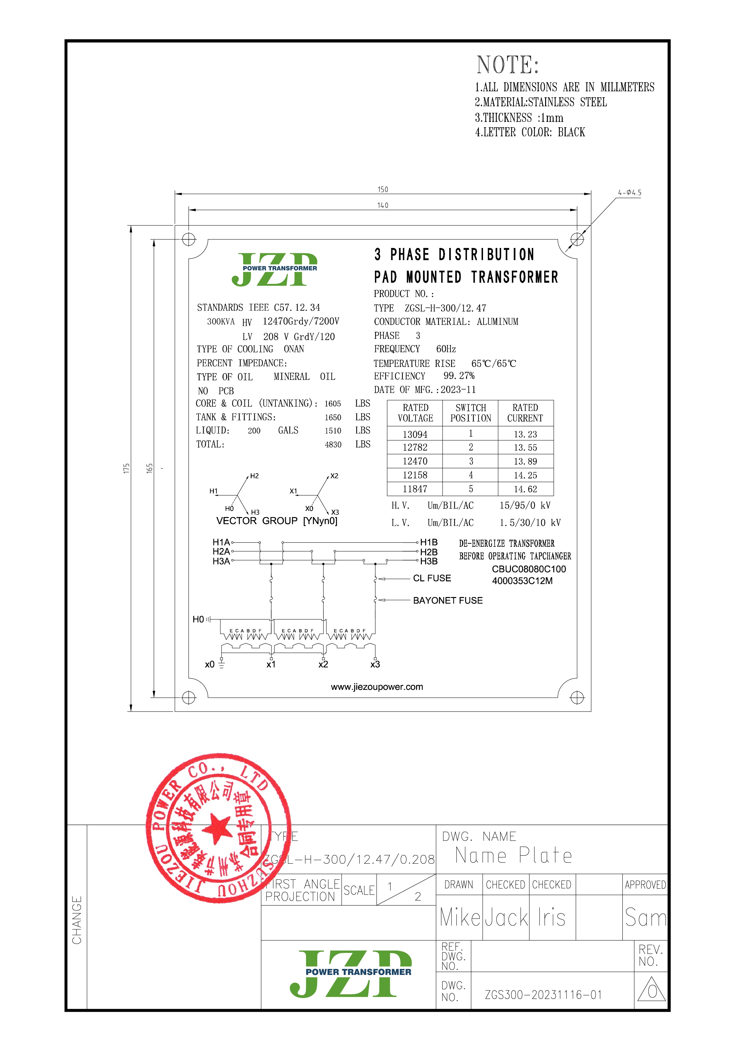 Pad Mounted Transformer