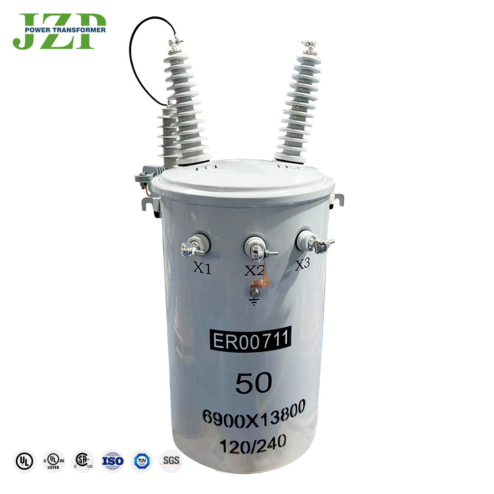 Single Phase Pole Transformer 50 kVA 100kva 200 kVA 4160V/34.5kV Oil Power <a href='/distribution-transformer/'>Distribution Transformer</a>