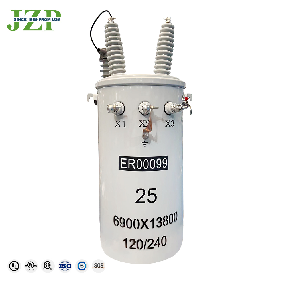 Conventional Type 37.5 kva 50 kva 12470Y/7200V 480/277V Single Phase Pole Mounted Transformer