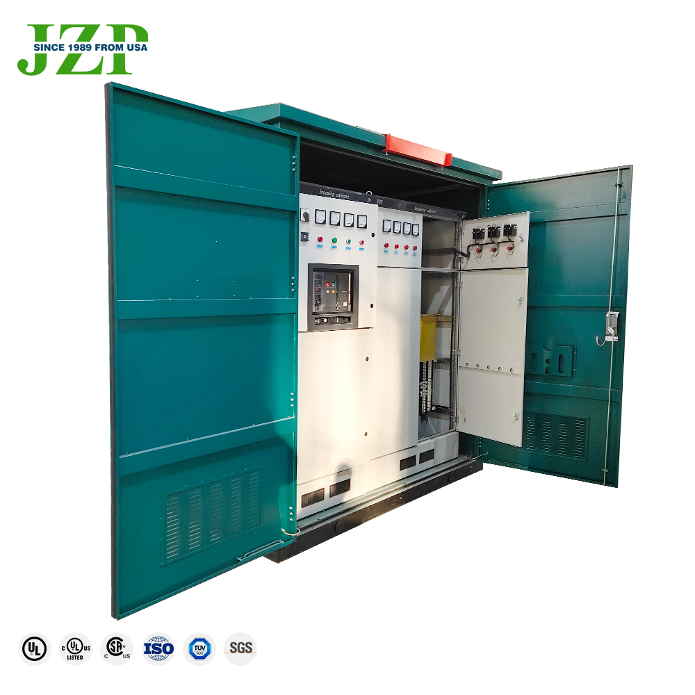 IEC Standard Factory price 500 KVA 20KV to 400v 50hz Compact substation with RMU for solar power