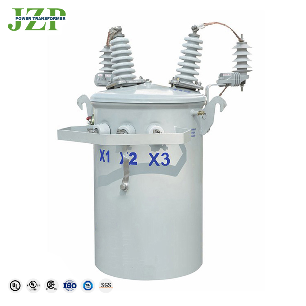 JZP High Performance 167 kva 250 kva 2400V to 480/277V Cylindrical Single-phase Pole Mounted Transformer