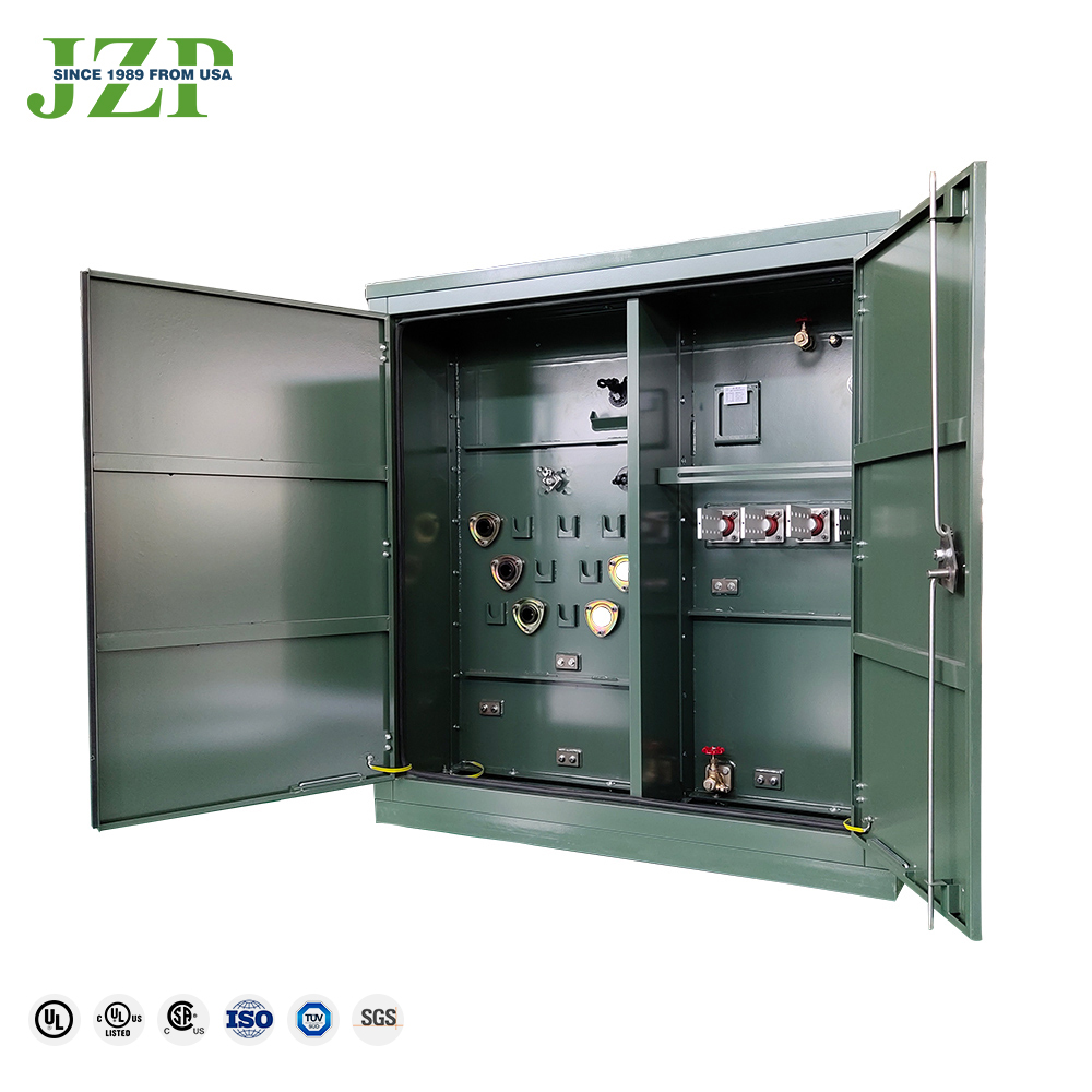 Fast delivery three phase 75kva 150kva 13.8kv 480v loop feed pad mounted transformers