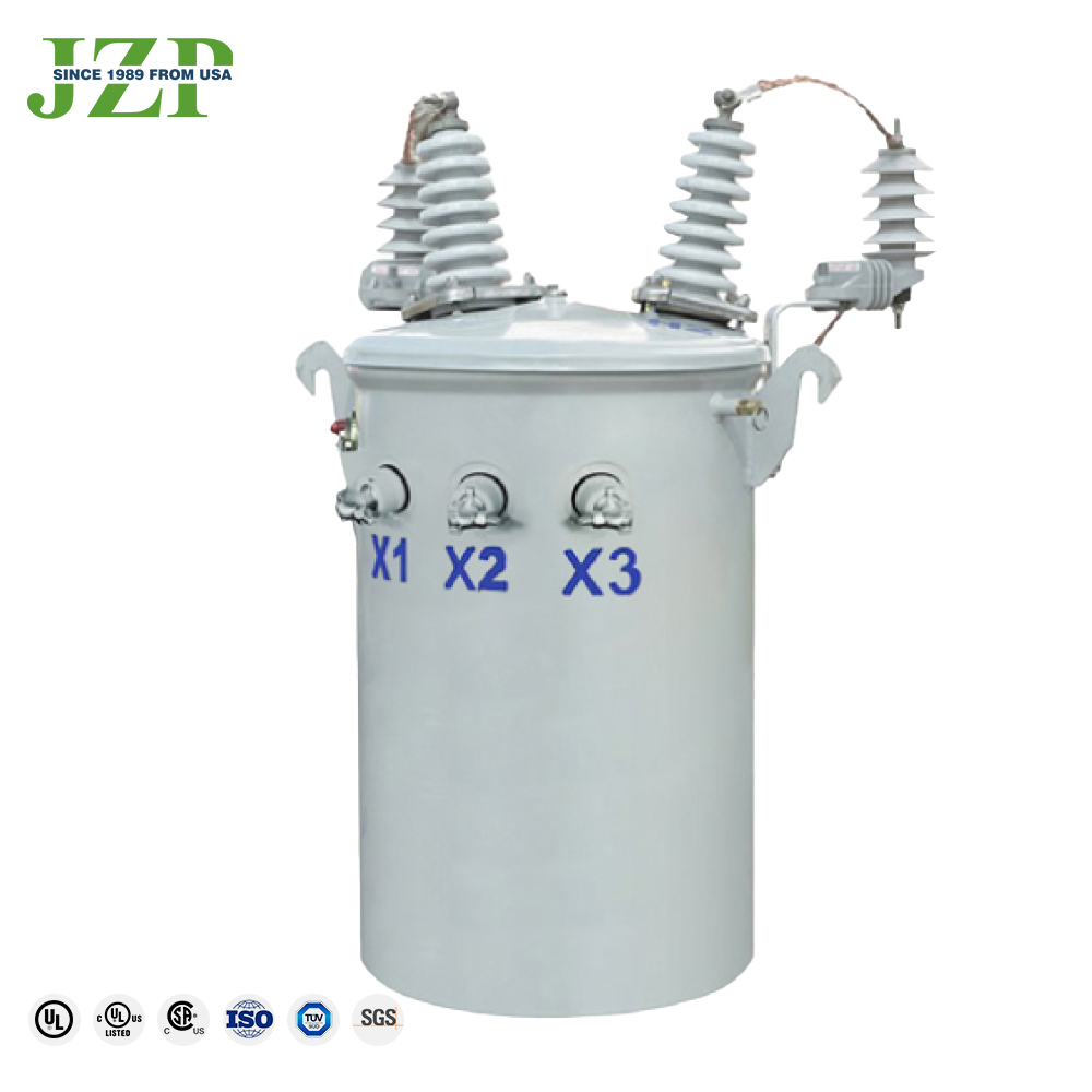 ANSI/NEMA Standard CONV 2 Bush 10 kva 7.6/13.2KV 120/240V Single Phase Pole Mounted Transformer