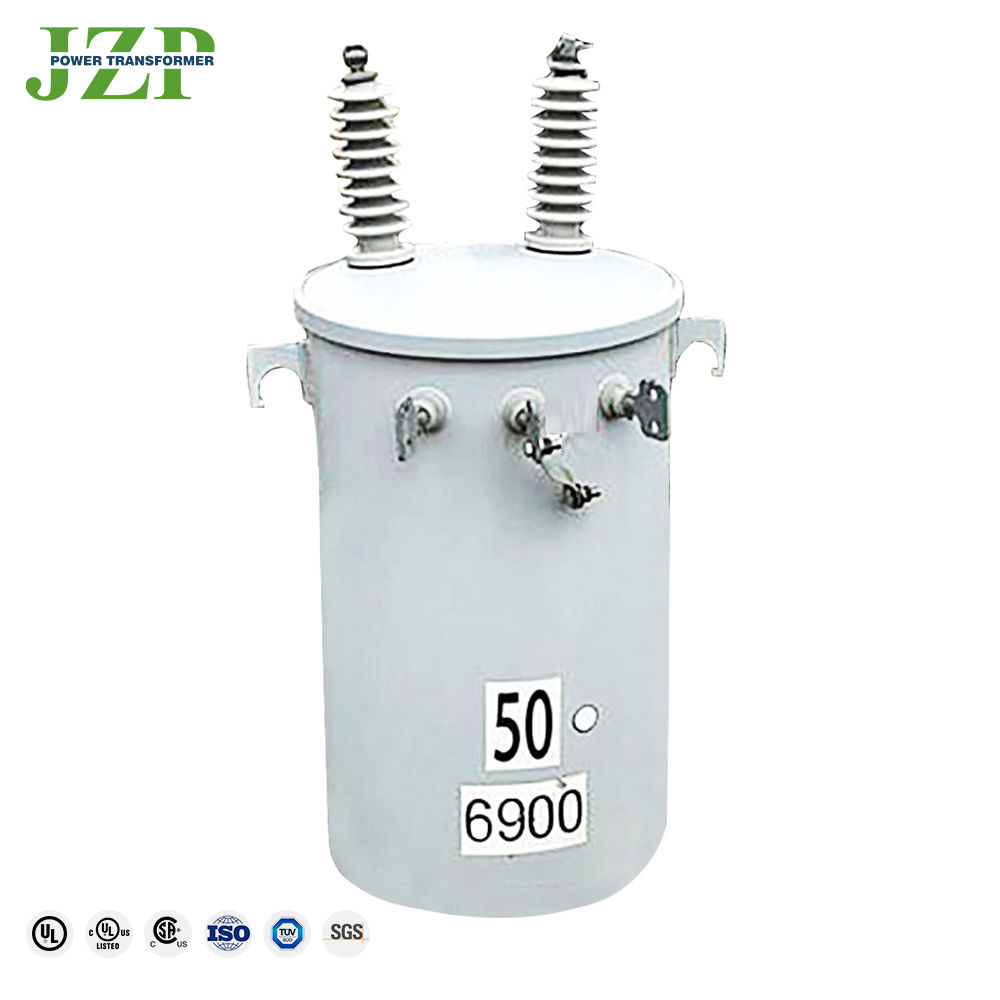 CSP 50kva 75KVA <a href='/copper-winding/'>Copper Winding</a> Single Phase Pole Mounted Transformer Oil Distribution