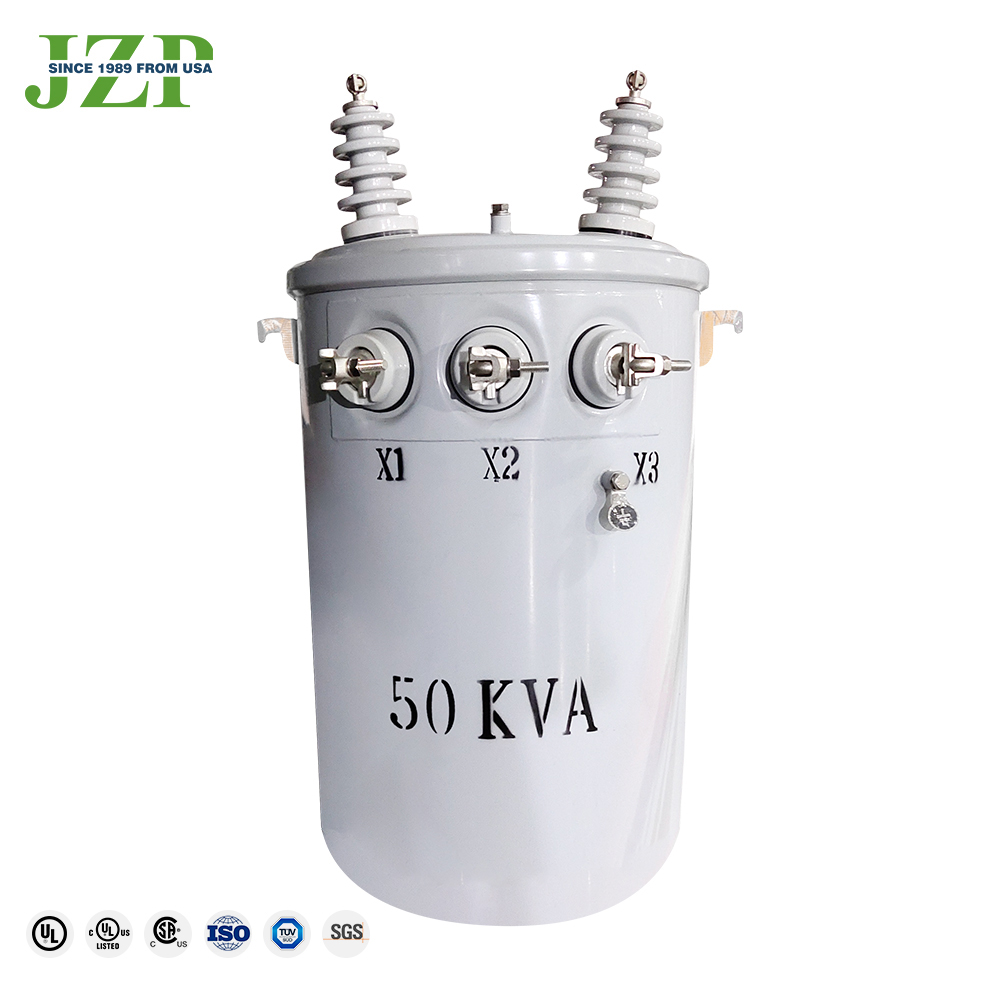 Wholesale Price 25 kva 37.5 kva 7620v 120v 240v Cylindrical Type Single Phase Pole mounted Transformer