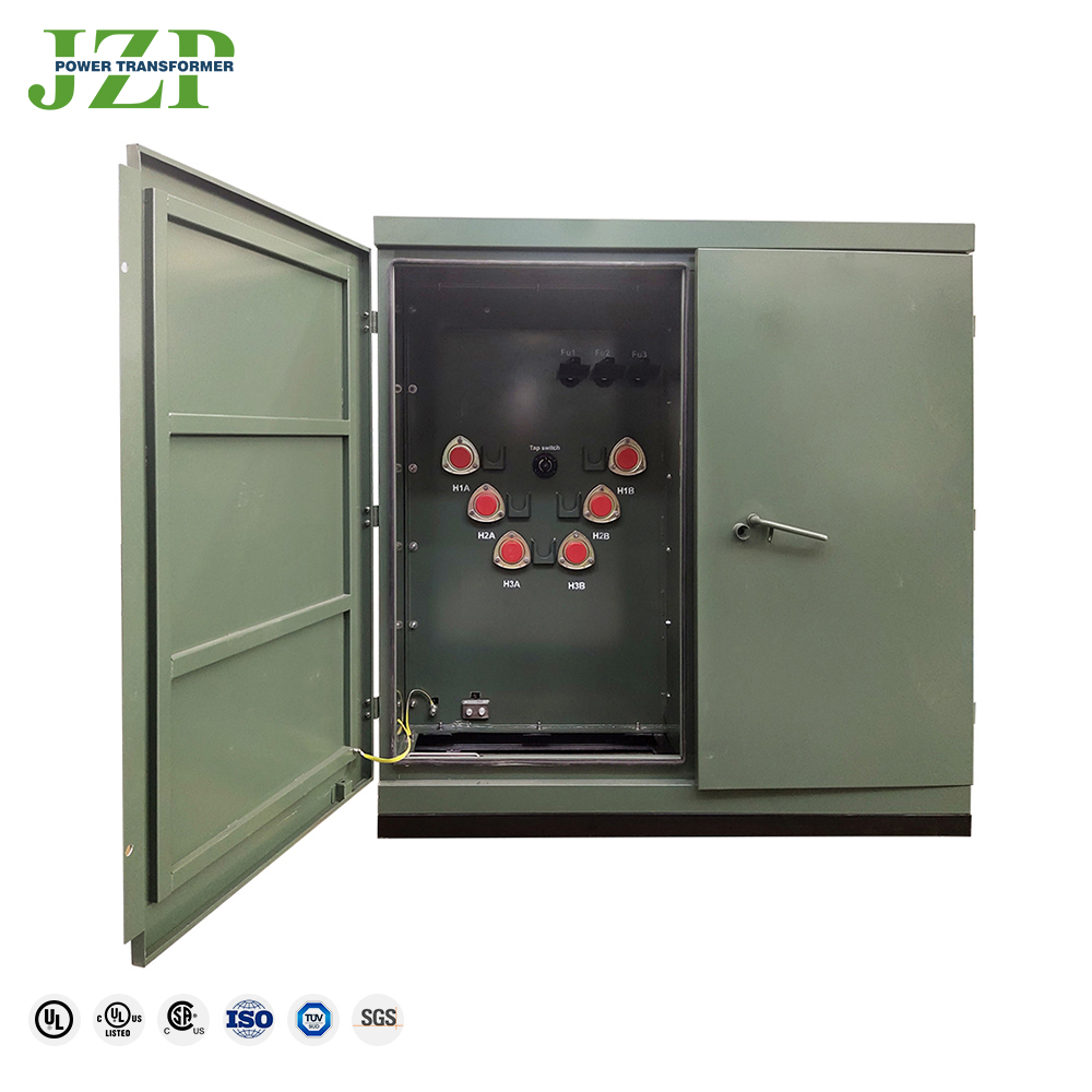 Long Warranty Life Cabinet Type 13800V to 240V/480V 3150KVA Three Phase Pad Mounted Transformer