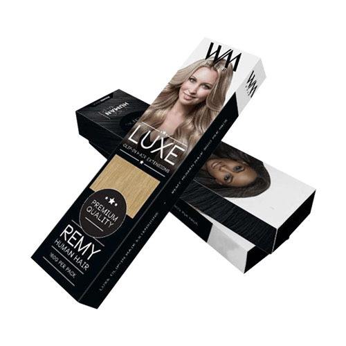 Manufacturer Custom Logo Gift Wig Paper <a href='/box/'>Box</a> Rigid Luxury Hair Extension Packaging Box