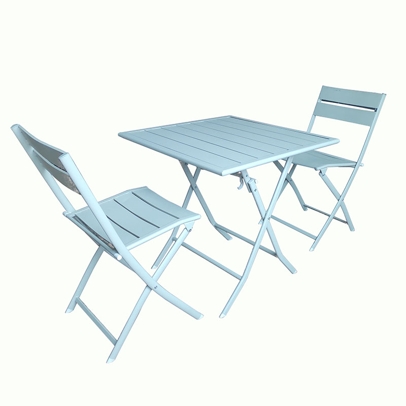 JJS517 Aluminum folding bistro set