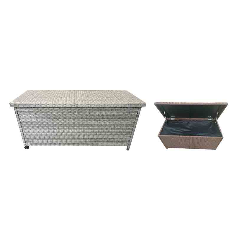 JJ112CBI Steel frame rattan cushion box