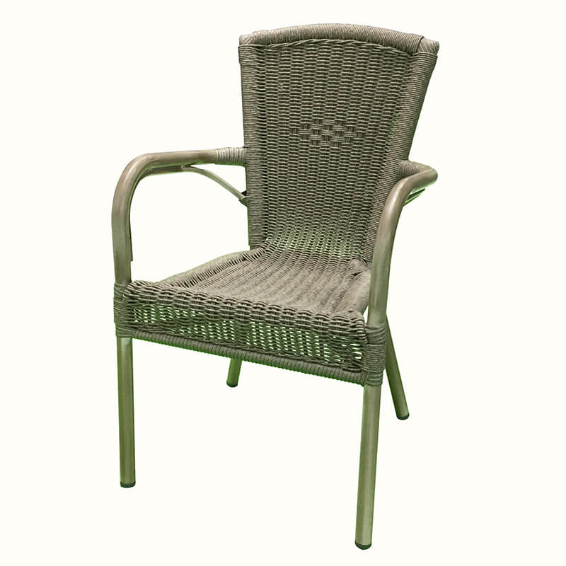 JJC242 Aluminum rattan stacking <a href='/chair/'>chair</a>