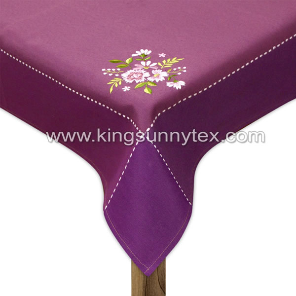 Easter Tablecloth With <a href='/flower-embroidery/'>Flower Embroidery</a>