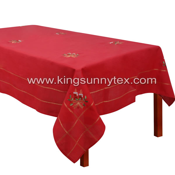 Beautiful Tablecloth <a href='/christmas/'>Christmas</a> For Hotel Banquet