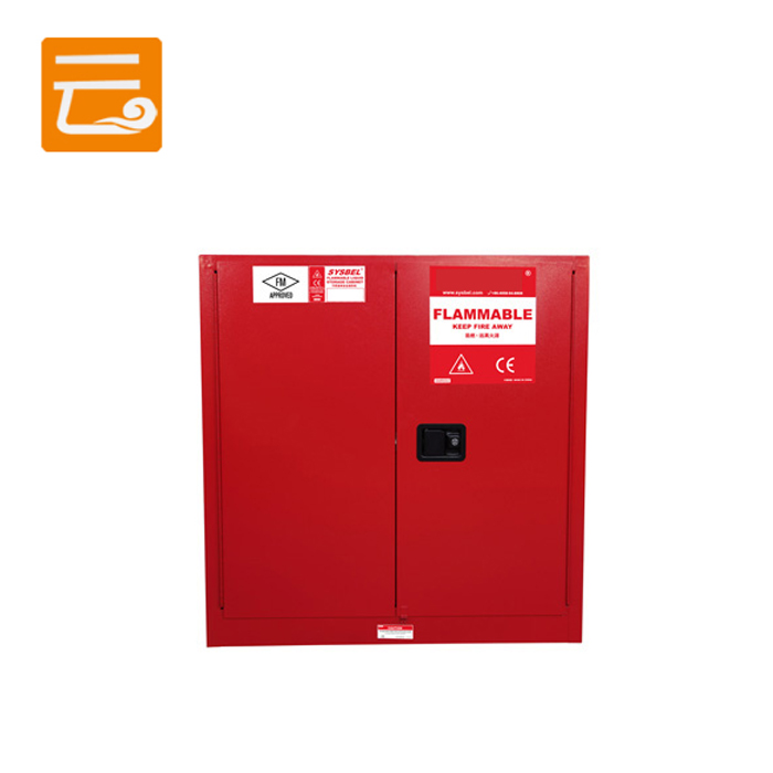 Steel flammable and combustible liquids safety cabinet