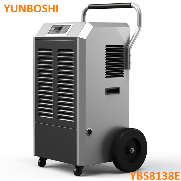 New design 90L 138L R410a Big wheels industrial dehumidifier