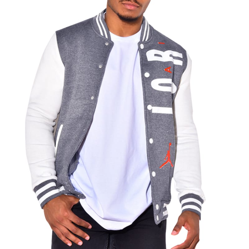 Men's Varsity Jacket Regular Fit Casual Letterman Baseball <a href='/bomber-jacket/'>Bomber Jacket</a>s