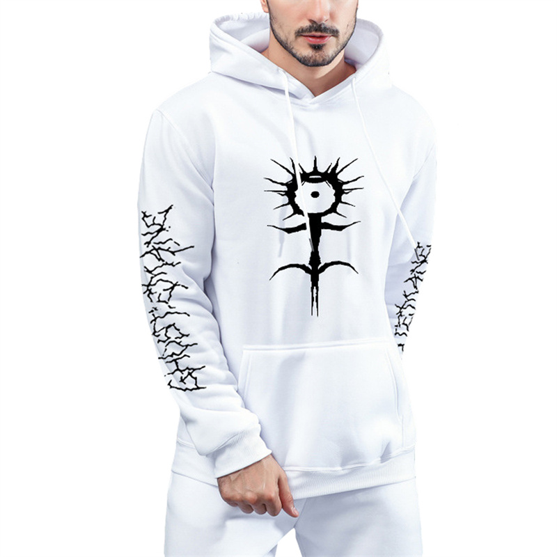 Men's Lightweight Cotton Hoodie Pullover Sweatshirt With Kangaroo Pocket