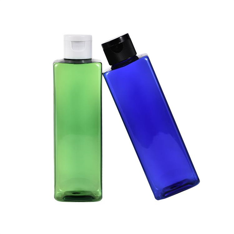 Plastic Bottle Square Cosmetic Body Hand Wash Shampoo Lotion Squeeze Bottle