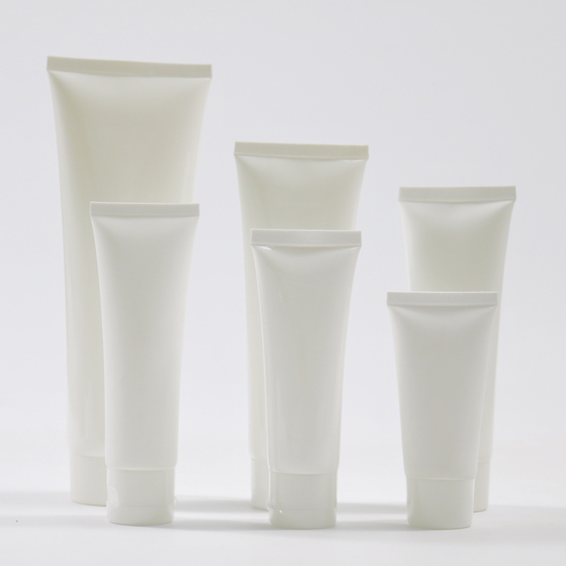 Squeeze tube plastic cosmetic skin cream packaging tube with flip cap