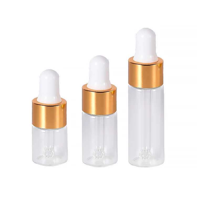 Dropper <a href='/bottle/'>bottle</a> essential oil glass luxury skin care cosmetic packaging