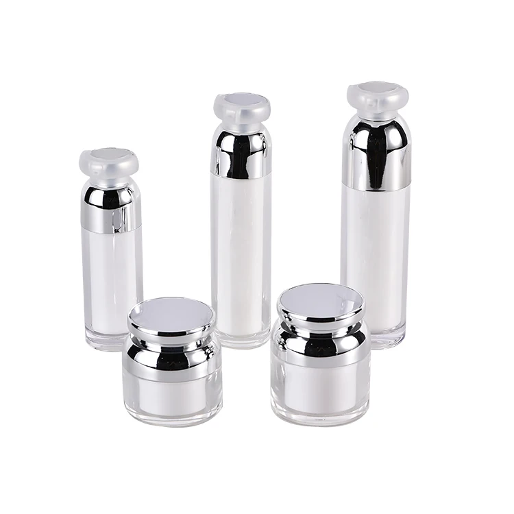 Airless pump <a href='/bottle/'>bottle</a> cosmetics packaging bottle and jar