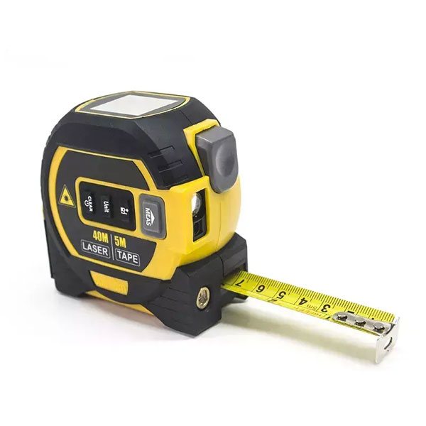 M8 3 in 1 Laser Measuring Tape with LCD Screen 