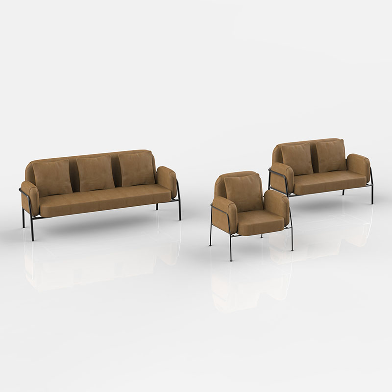 Koch <a href='/sofa/'>Sofa</a> Set in PU Leather Upholstered Seating in Set