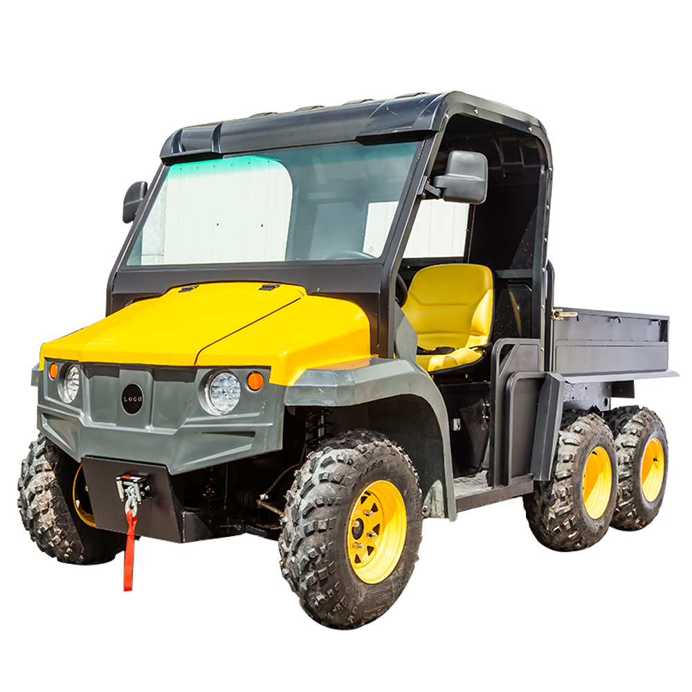 Multifunctional electric six wheel UTV